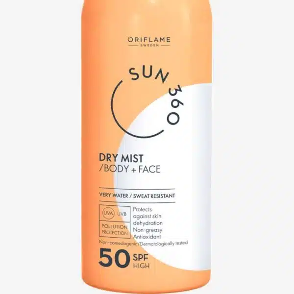 اسپری ضدآفتاب صورت و بدن سان 360 با SPF50