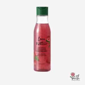 ژل دوش لایه بردار تمشک و نعنا لاونیچر اوریفلیم